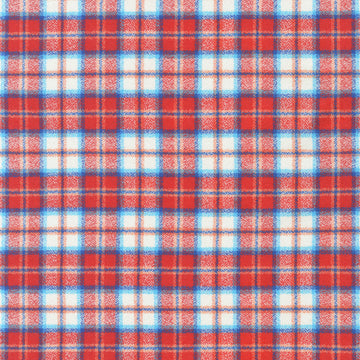 Mammoth Junior Flannel - Classic Plaid Red Yardage