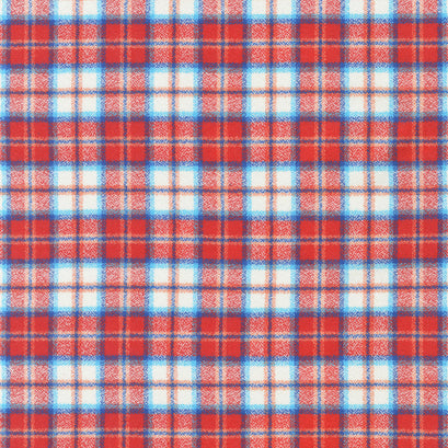 Mammoth Junior Flannel - Classic Plaid Red Yardage
