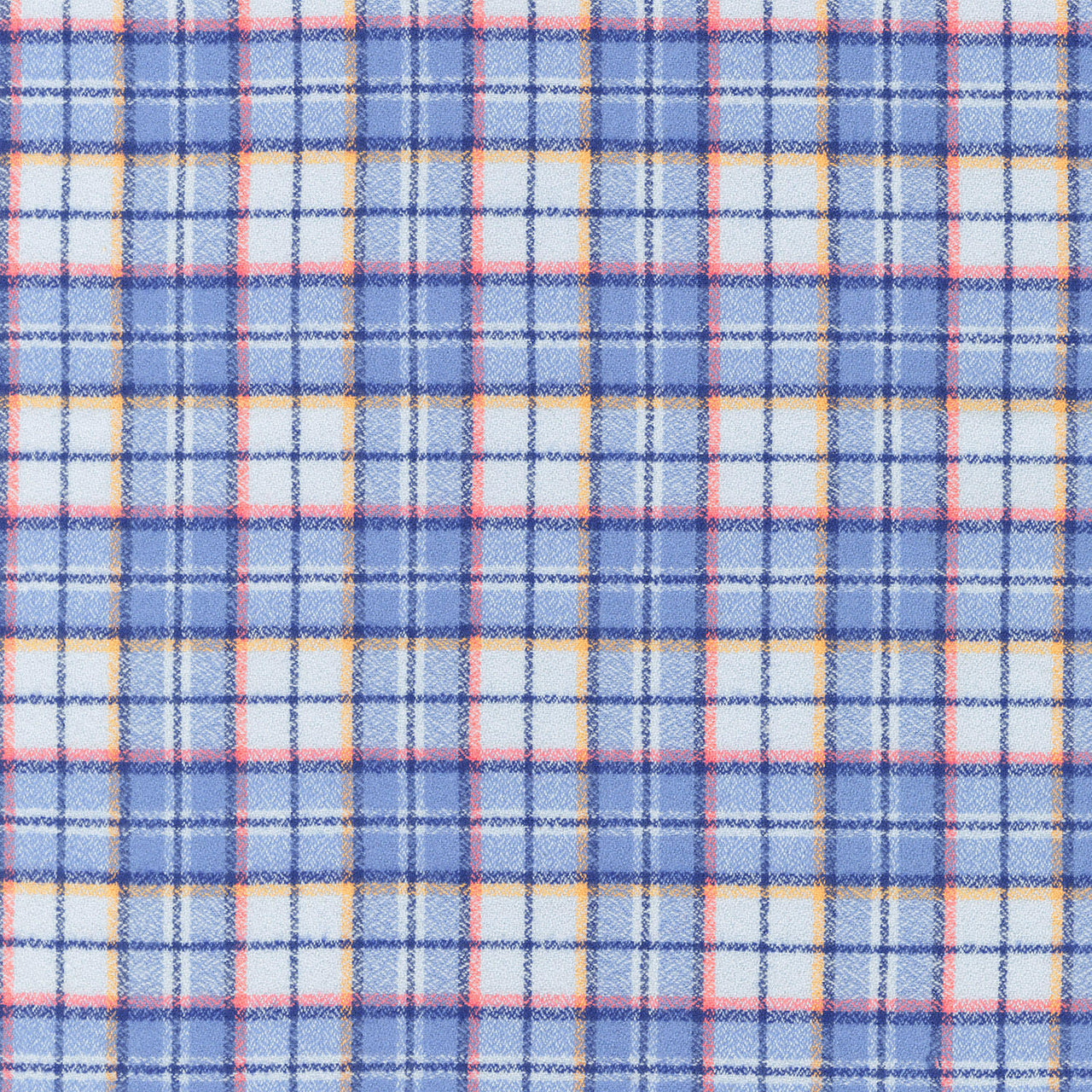 Mammoth Junior Flannel - Classic Plaid Prairie Sky Yardage