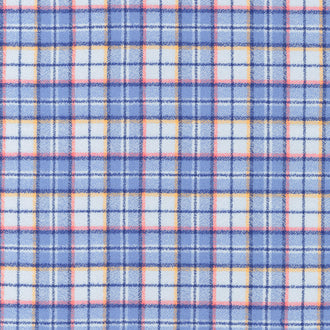 Mammoth Junior Flannel - Classic Plaid Prairie Sky Yardage