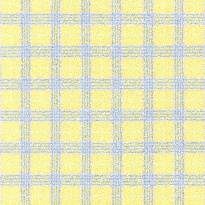 Mammoth Junior Flannel - Open Plaid Lemon Yardage