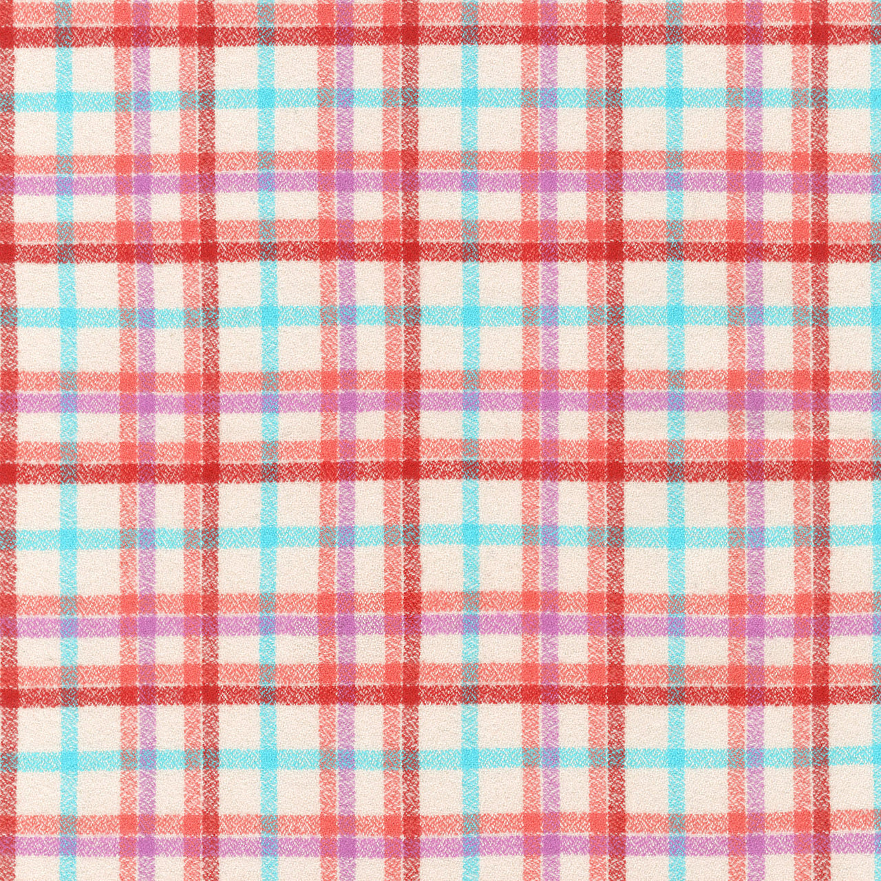 Mammoth Junior Flannel - Plaid Peach Yardage