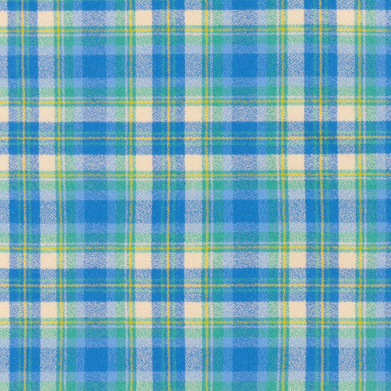 Mammoth Junior Flannel - Plaid Waterfall Yardage