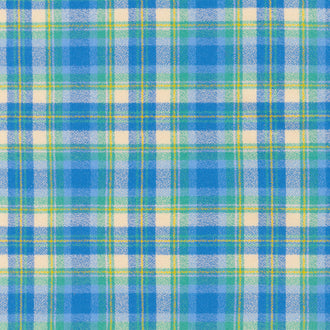 Mammoth Junior Flannel - Plaid Waterfall Yardage