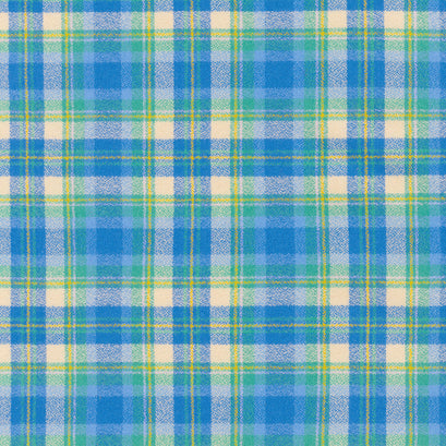Mammoth Junior Flannel - Plaid Waterfall Yardage