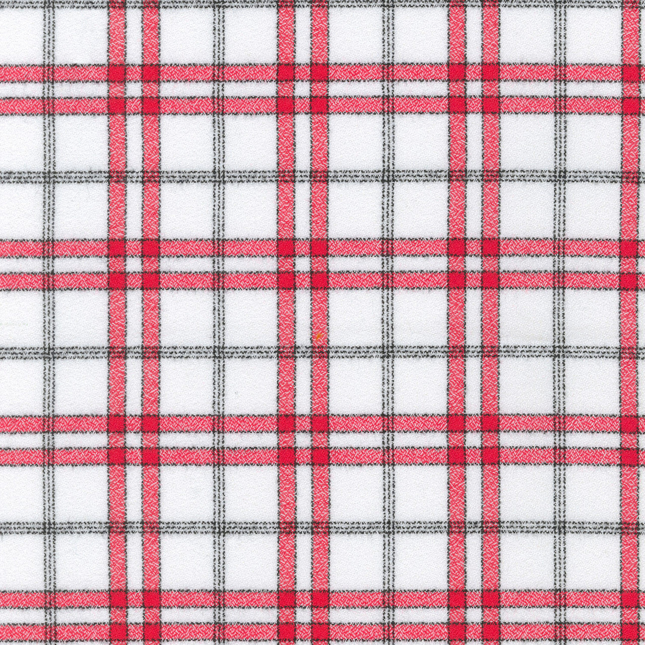Mammoth Junior Flannel - Window Plaid Strawberry Yardage