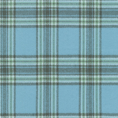 Mammoth Organic Flannel - Large Plaid Pool Yardage