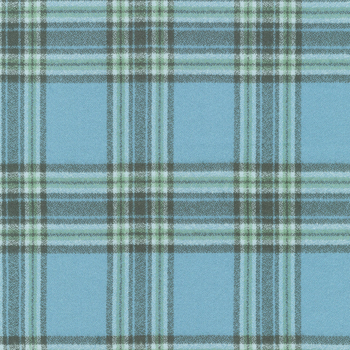 Mammoth Organic Flannel - Large Plaid Pool Yardage