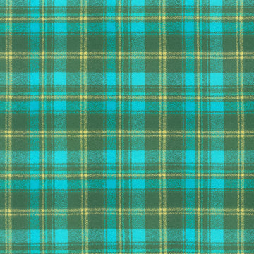 Mammoth Flannel Wide - Plaid Lagoon Yardage