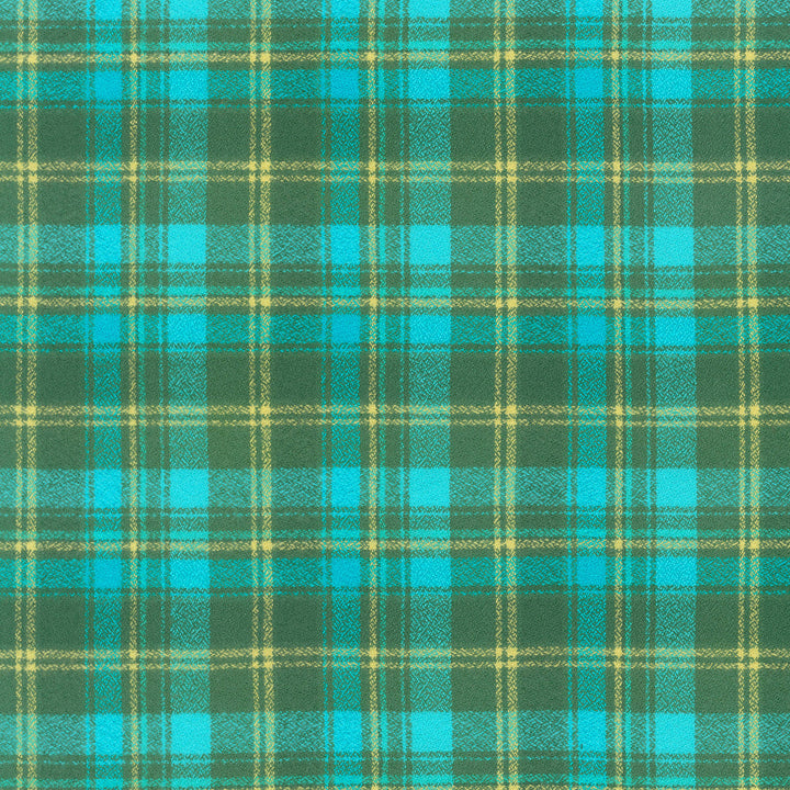 Mammoth Flannel Wide - Plaid Lagoon Yardage