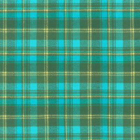 Mammoth Flannel Wide - Plaid Lagoon Yardage