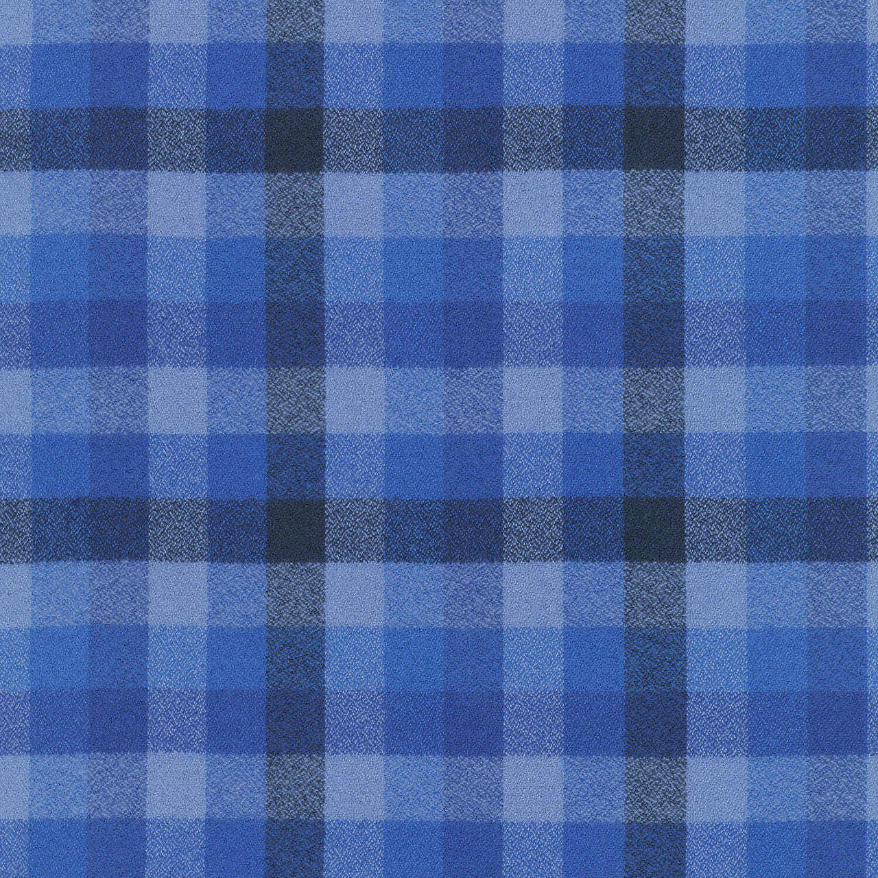 Mammoth Flannel Wide - Plaid Royal Yardage