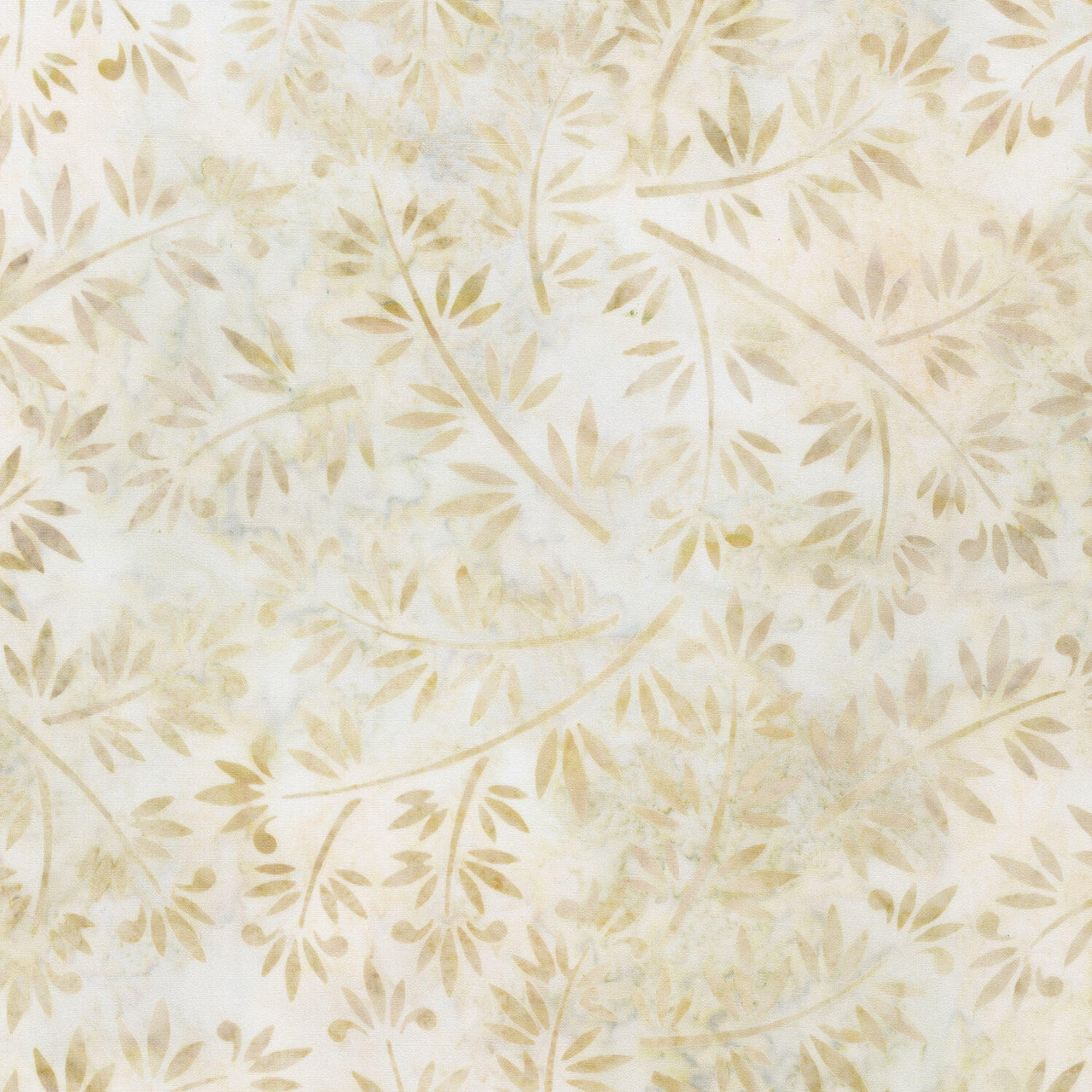 Artisan Batiks Morning Mist - Branches Natural Yardage