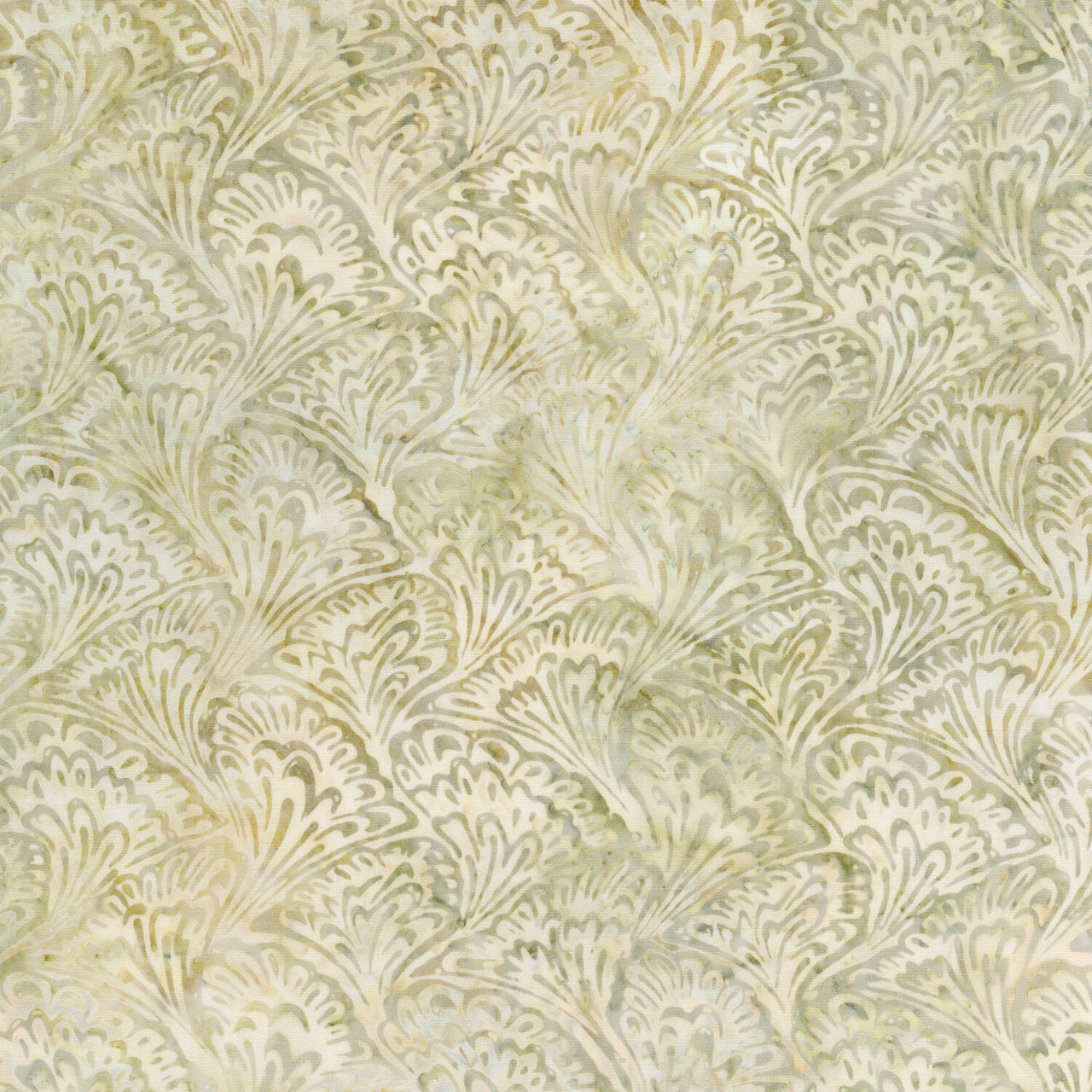 Morning Mist - Feathers Tan Yardage