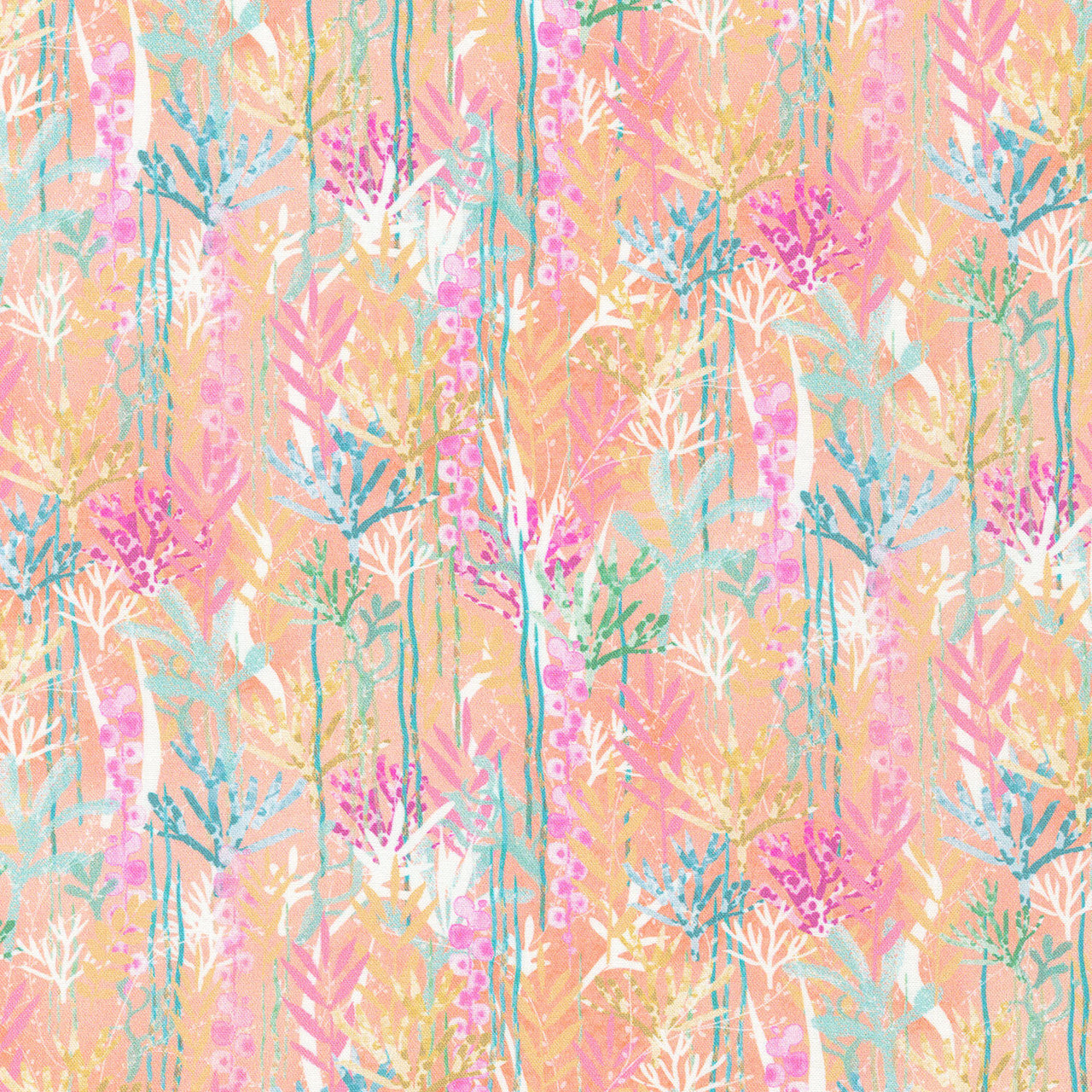 Marine Delights - Coral Yardage