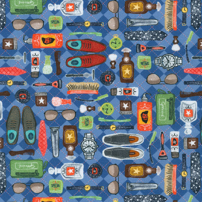 Man Cave - Grooming Denim Yardage