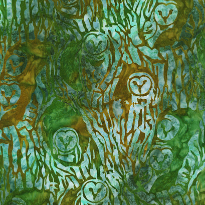 Artisan Batiks - Midnight Owls Forest Yardage