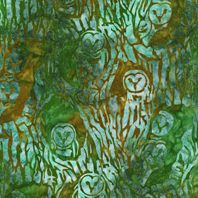 Artisan Batiks - Midnight Owls Forest Yardage