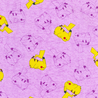 Pokemon - Outlines Lavender Yardage