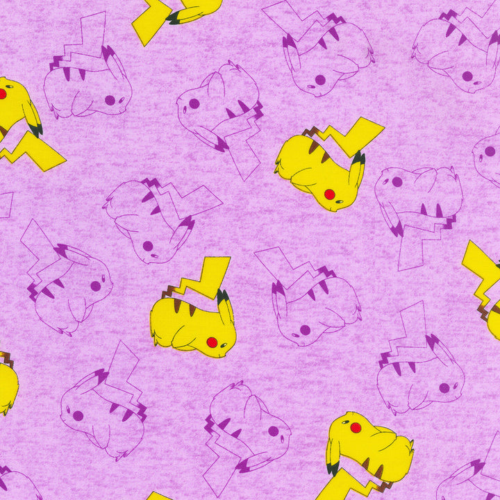 Pokemon - Outlines Lavender Yardage