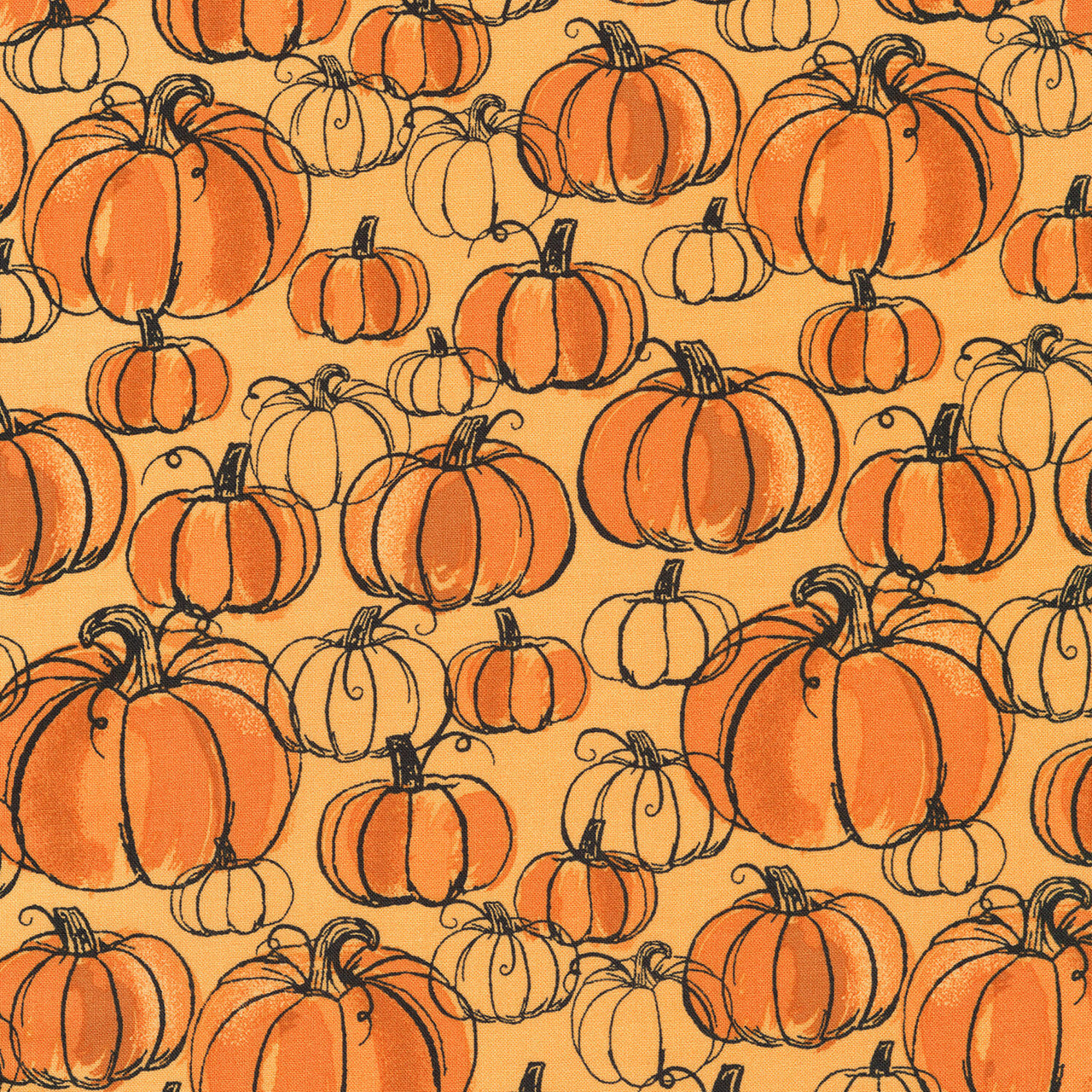 Pumpkin Patch - Packed Pumpkins Pumpkin Yardage