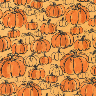 Pumpkin Patch - Packed Pumpkins Pumpkin Yardage