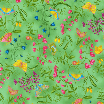 Parvaneh's Butterflies - Butterfly Meadow Yardage