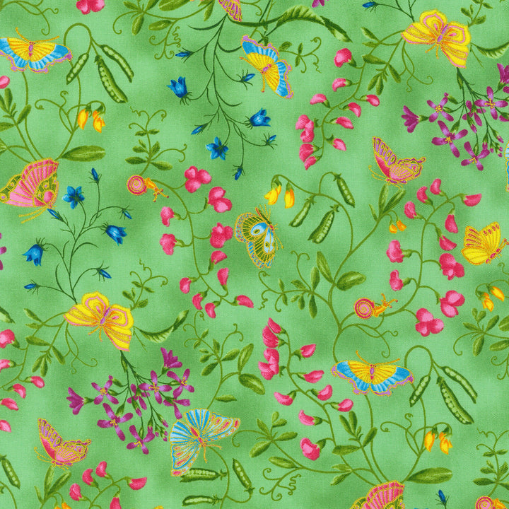 Parvaneh's Butterflies - Butterfly Meadow Yardage
