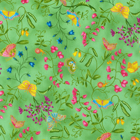 Parvaneh's Butterflies - Butterfly Meadow Yardage