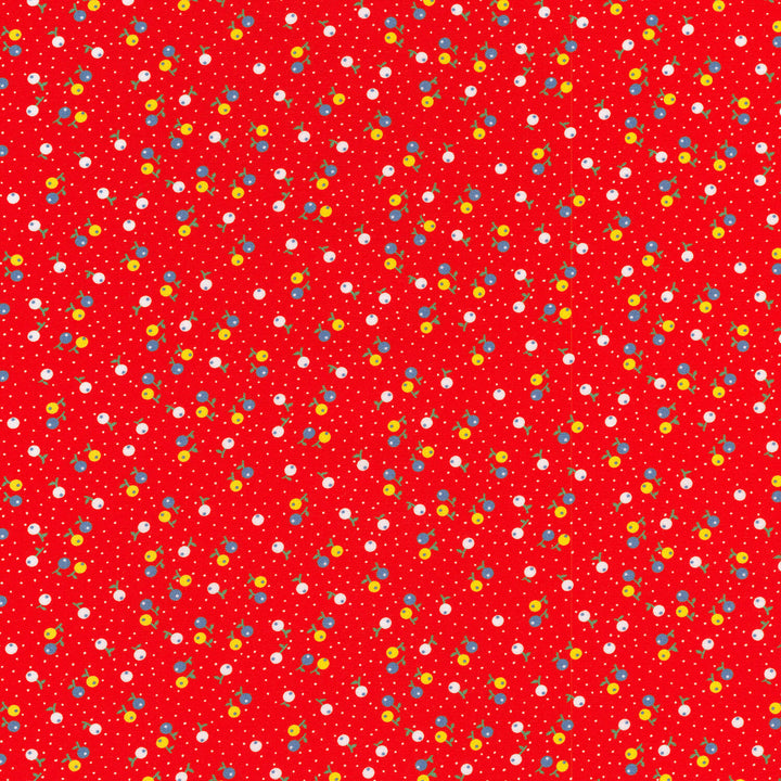 Playful - Berries Red Yardage