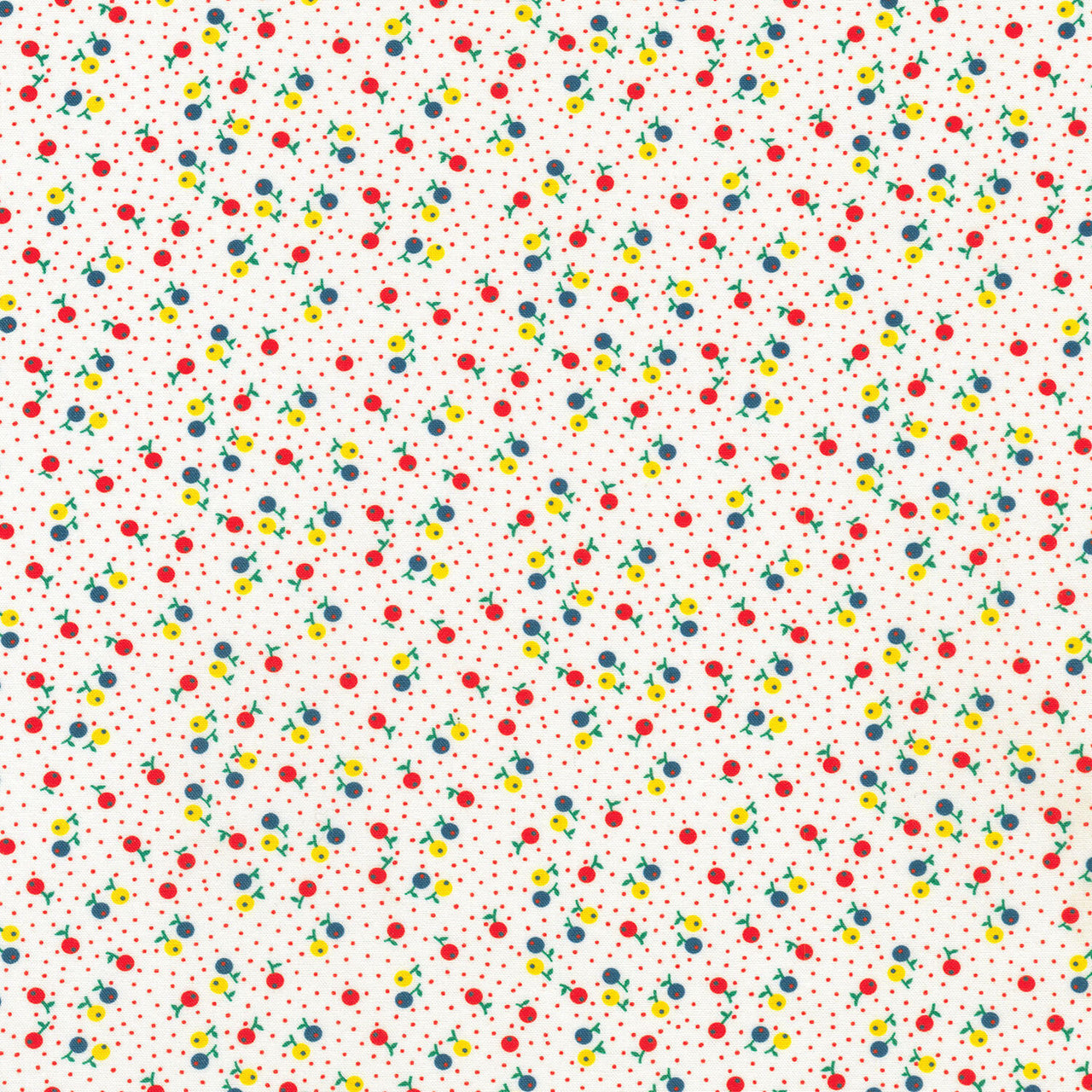 Playful - Vintage White Yardage