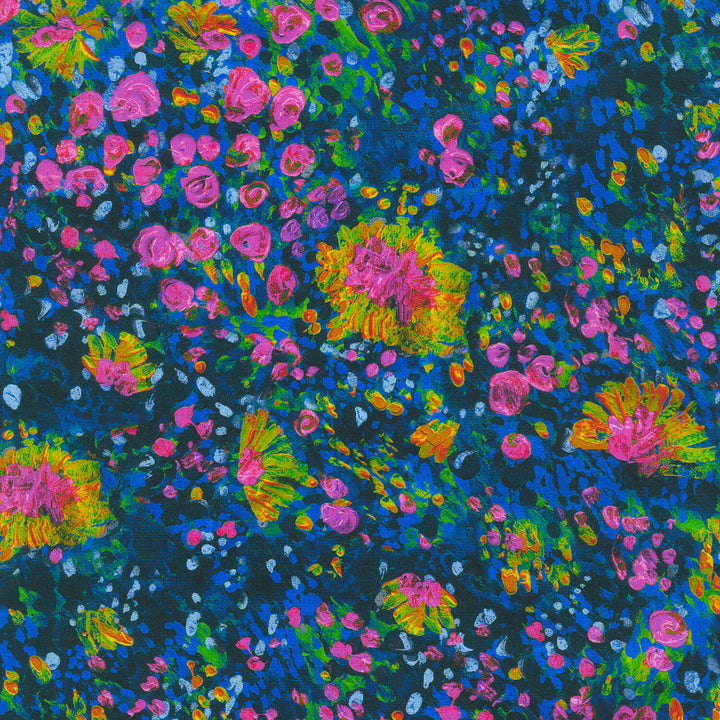 Painterly Petals - Floral Park Yardage
