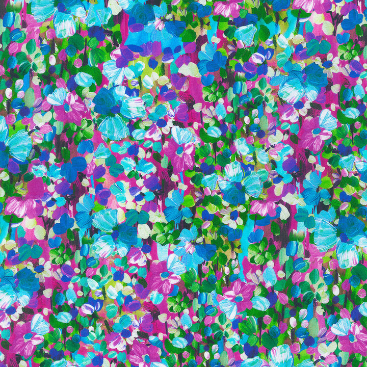 Painterly Petals - Meadow Garden Yardage