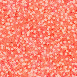 Painterly Trees - Dots on Texture Peach Yardage