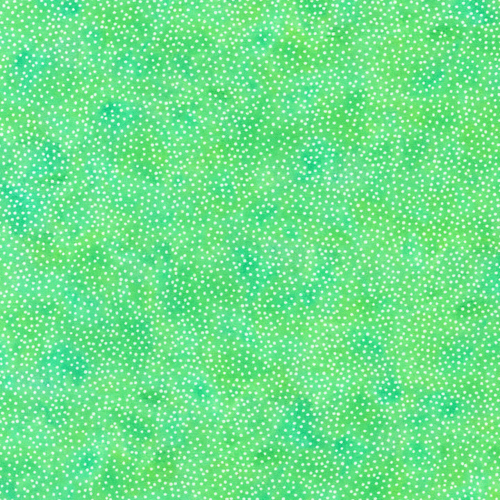 Painterly Trees - Mini Dots Grass Yardage