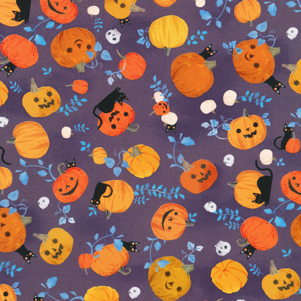 Pumpkin Pals - Grape Yardage