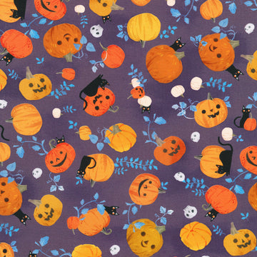 Pumpkin Pals - Grape Yardage
