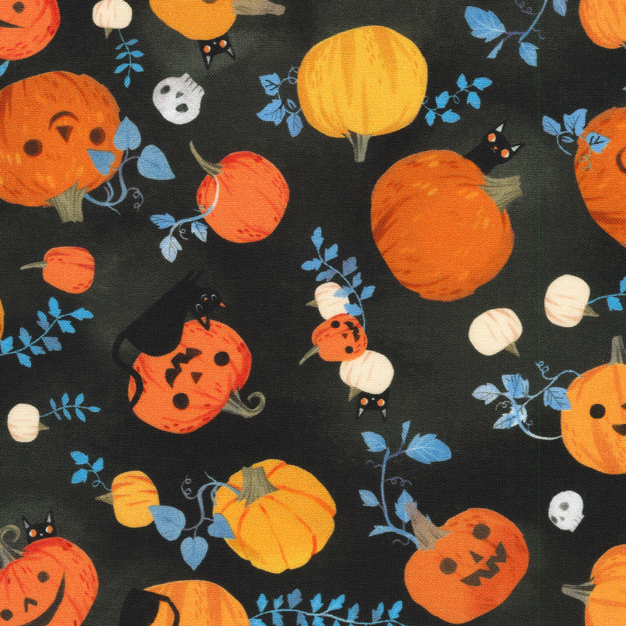 Pumpkin Pals - Pumpkins Licorice Yardage