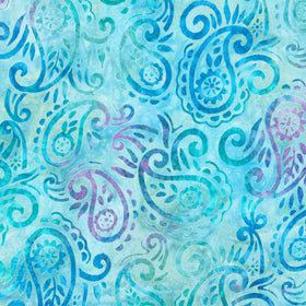 Paisley Bouquet - Sky Yardage