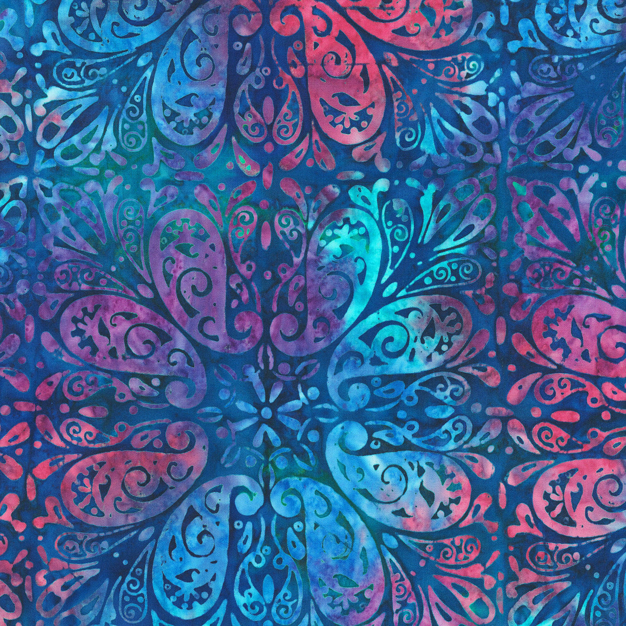 Paisley Bouquet - Paisley Azure Yardage