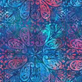 Paisley Bouquet - Paisley Azure Yardage