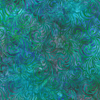 Paisley Bouquet - Swirly Paisley Peacock Yardage