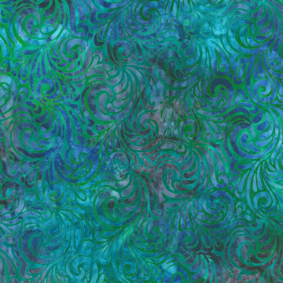Paisley Bouquet - Swirly Paisley Peacock Yardage
