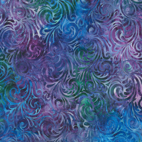 Paisley Bouquet - Tanzanite Yardage