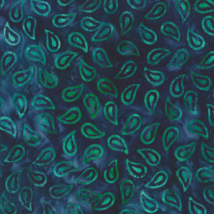 Paisley Bouquet - Midnight Yardage