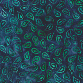 Paisley Bouquet - Midnight Yardage