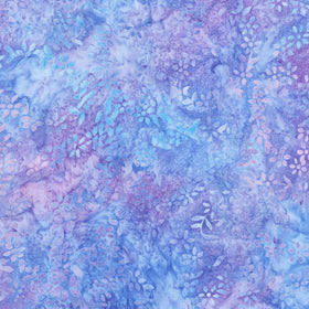 Artisan Batiks Paisley Bouquet - Mini Floral Vine Lavender Yardage