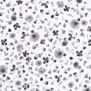 Peony Love - Flowers White Yardage