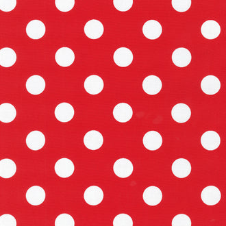 Sevenberry: Petite Basics - Polka Dot Red Yardage