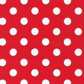 Sevenberry: Petite Basics - Polka Dot Red Yardage